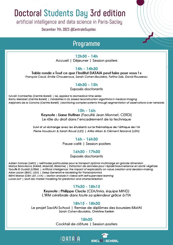 AI/data science ParisSaclay students day 3rd edition